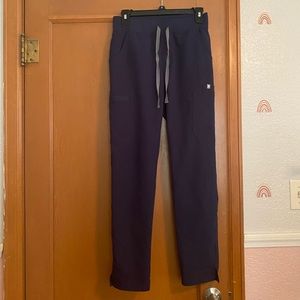 NWOT FIGS Navy Blue Yola Skinny Scrub Pants
